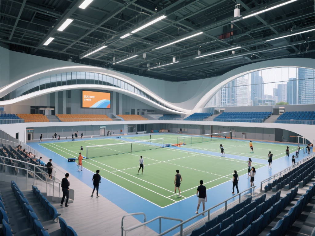 在现代都市生活中，体育场馆不仅是运动爱好者的聚集地