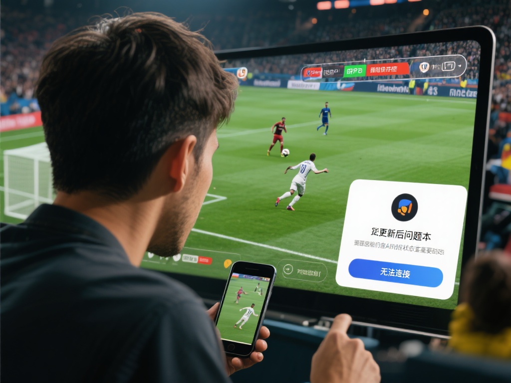 以某用户为例，他在一次重要的足球比赛直播中，突然发